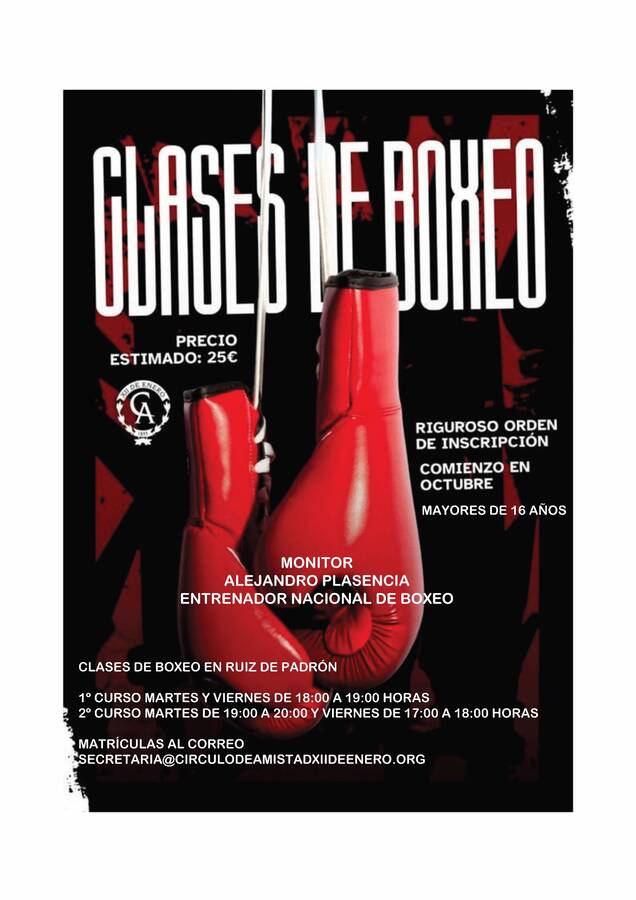 Clases de Boxeo