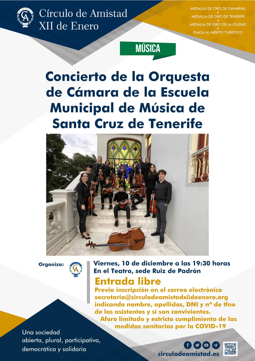 Concierto de la Orquesta de Cámara de la Escuela Municipal