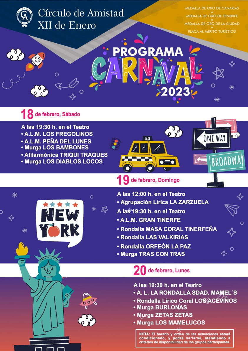 Cartel Programa Carnaval