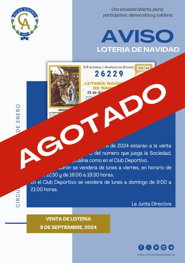 Cartel lotería