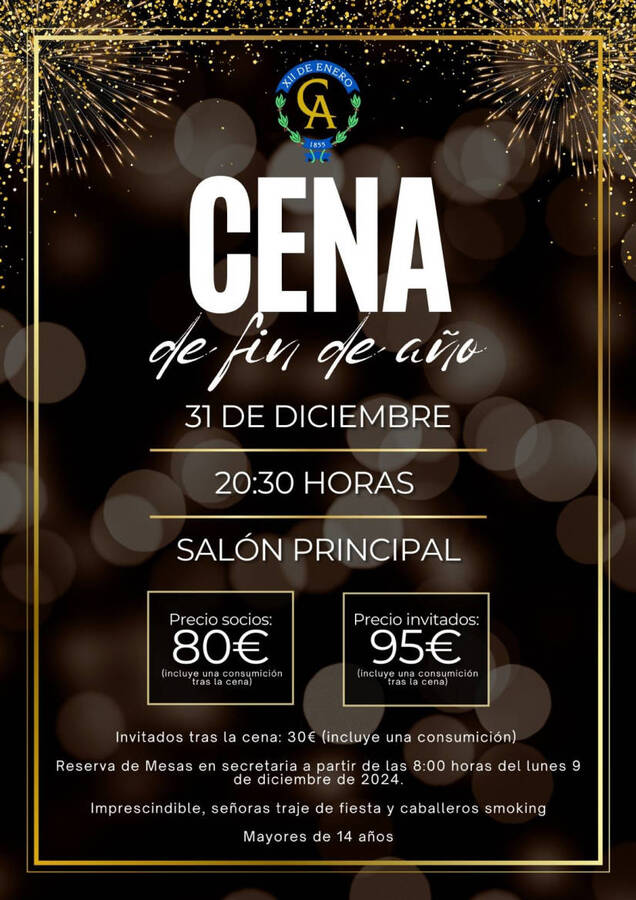 Cartel Fiesta Fin de Año