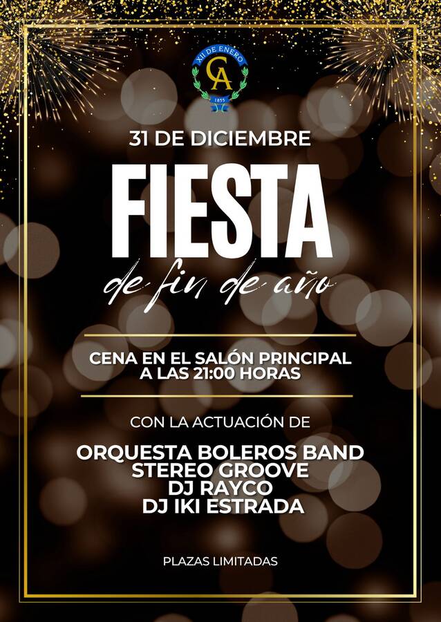 Cartel Fiesta Fin de Año