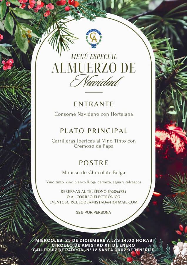 Cartel Fiesta Fin de Año