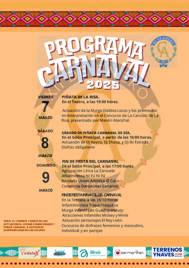 Cartel Programa Carnaval