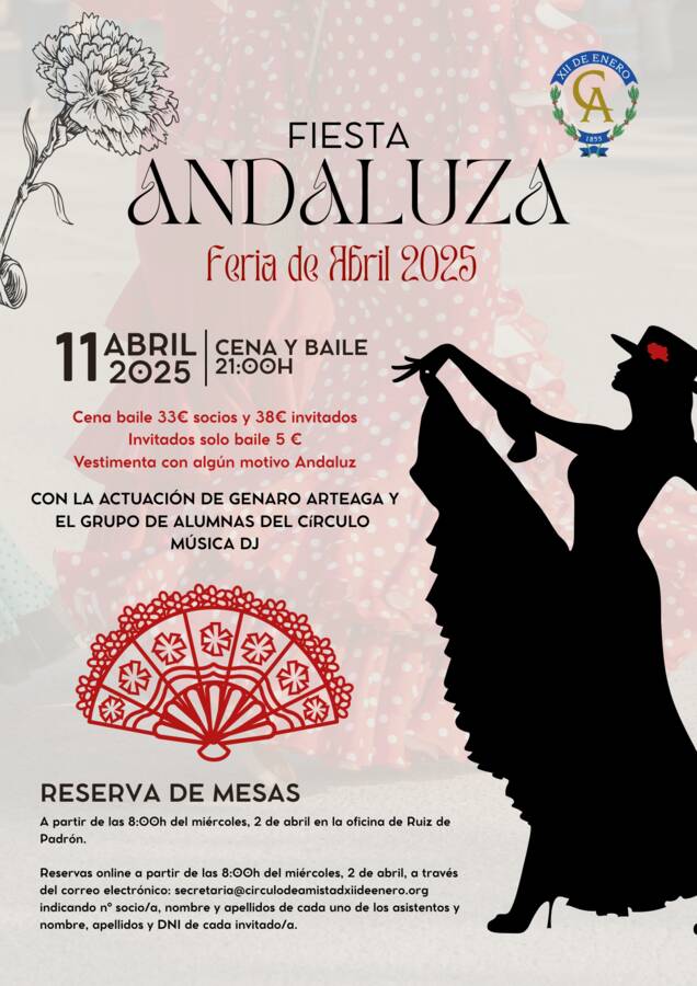 Cartel Fiesta Andaluza