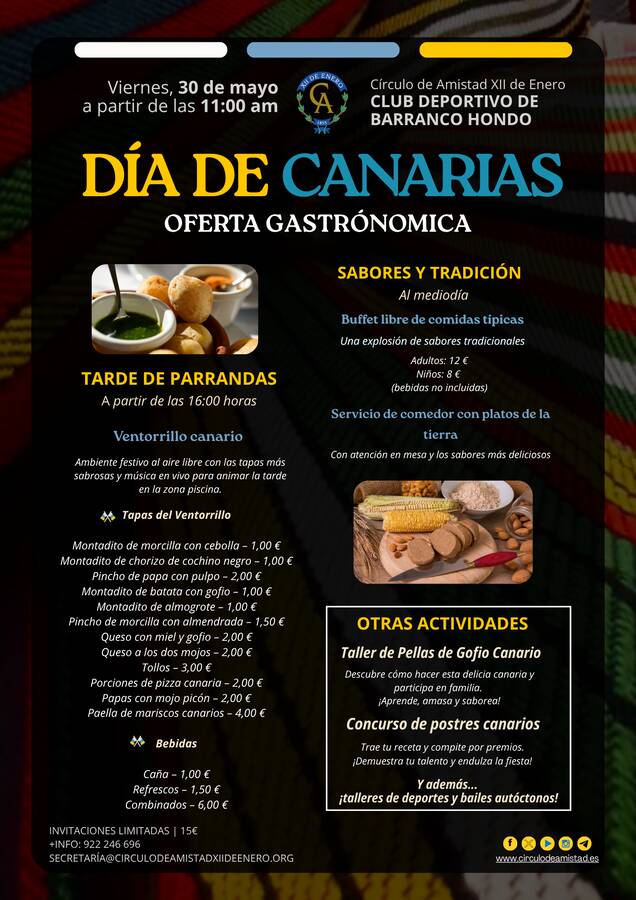 Cartel Día de Canarias
