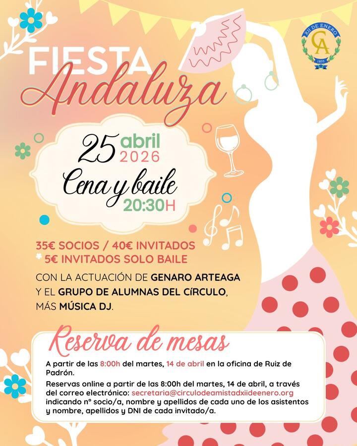 Cartel Fiesta Andaluza