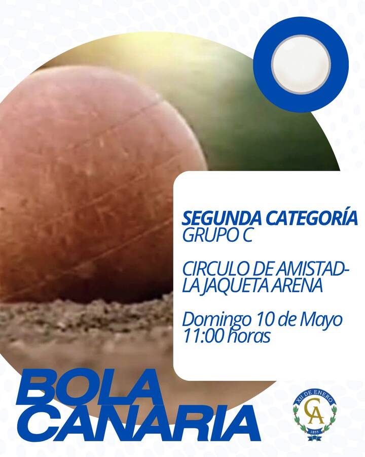 Cartel Bola Canaria