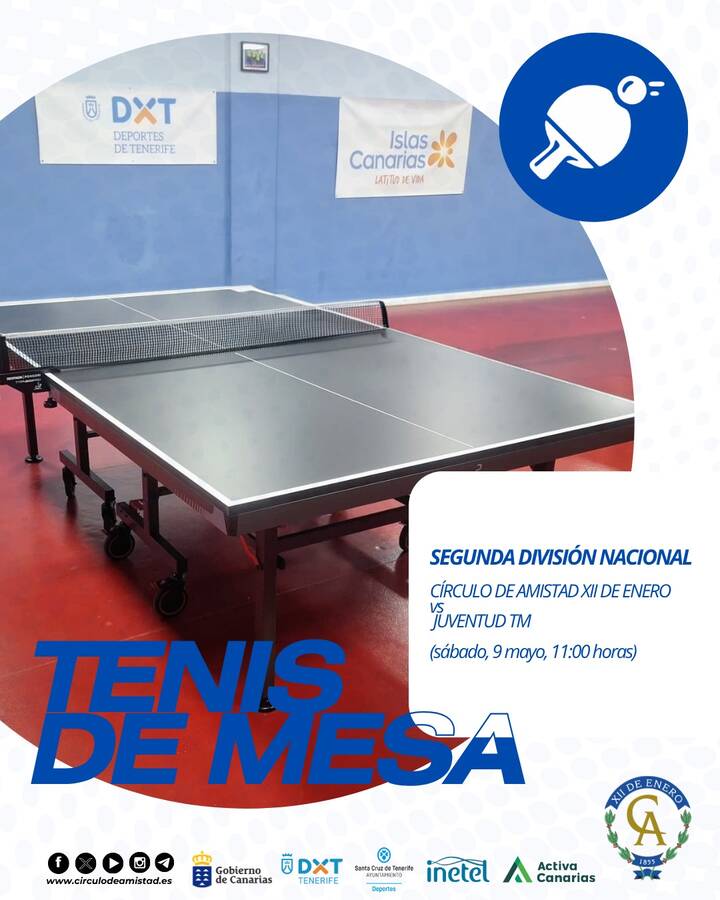 Cartel Tenis de Mesa