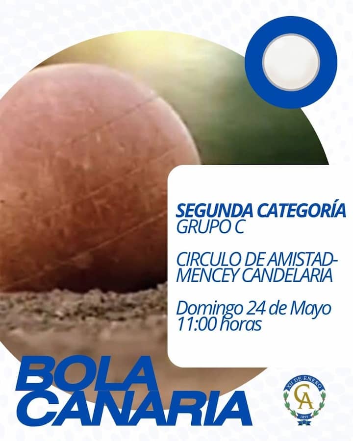 Cartel Bola Canaria