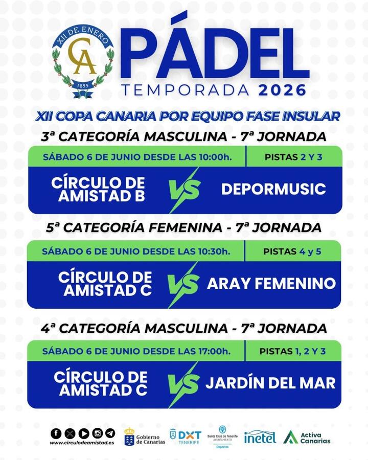 Pádel Temporada 2026