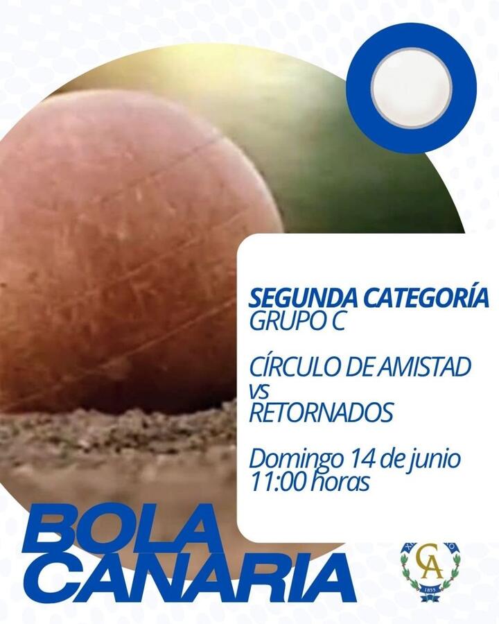 Cartel Bola Canaria