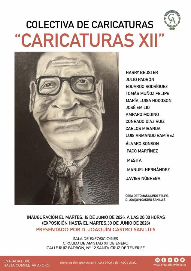 Exposición colectiva Caricaturas XII
