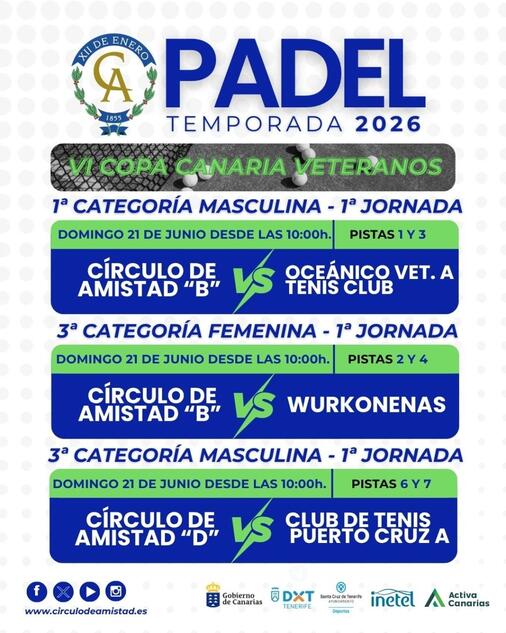 Pádel Temporada 2026
