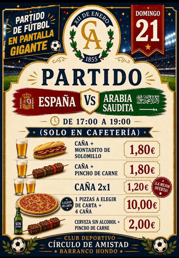 Retransmisión partido de fútbol