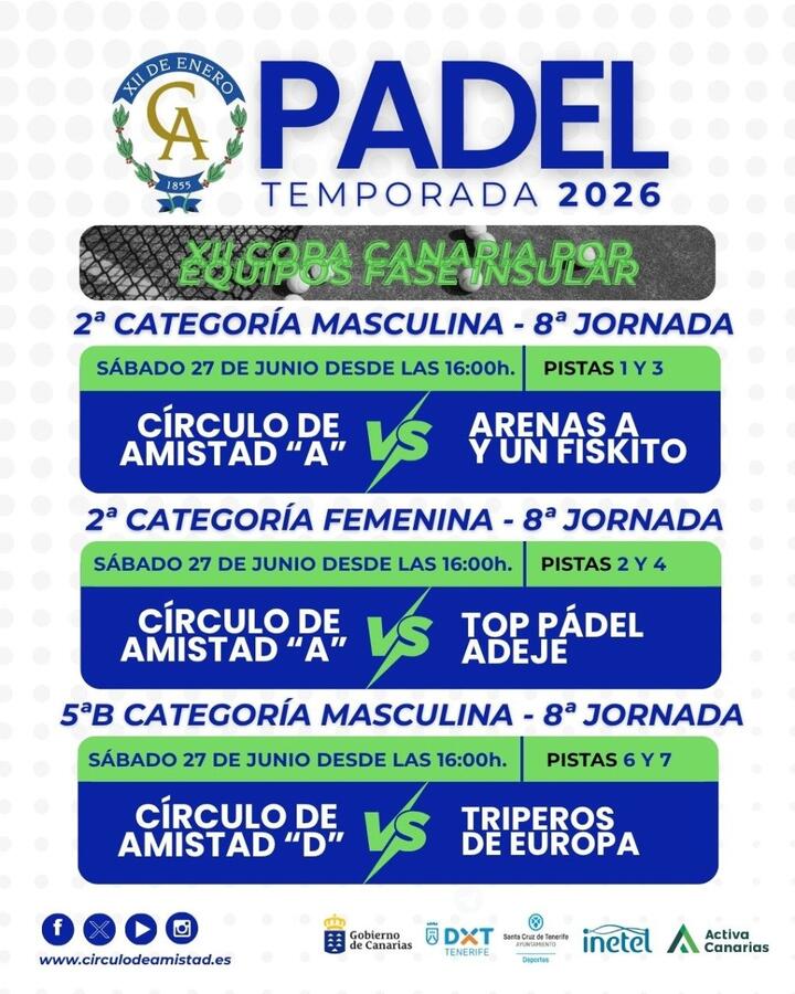 Pádel Temporada 2026