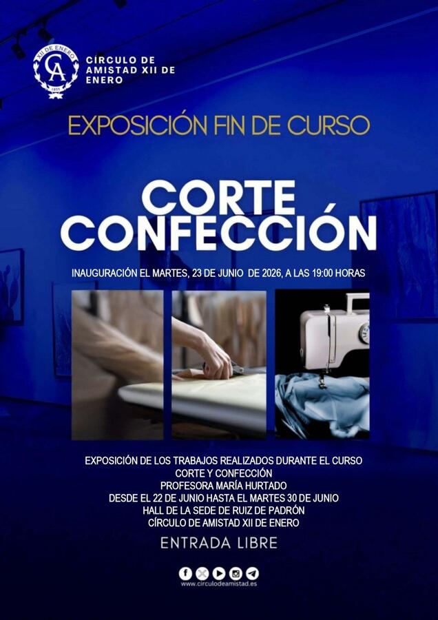 Exposición Fin de Curso Corte y Confección