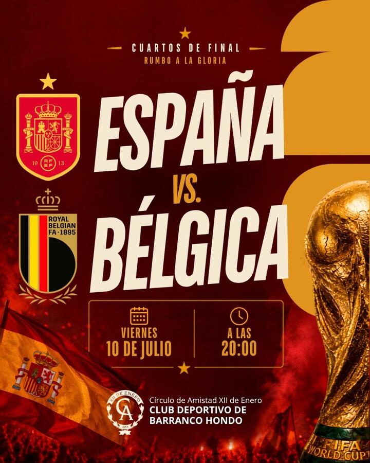 España vs Bélgica
