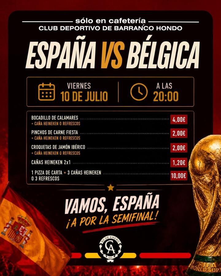 España vs Bélgica