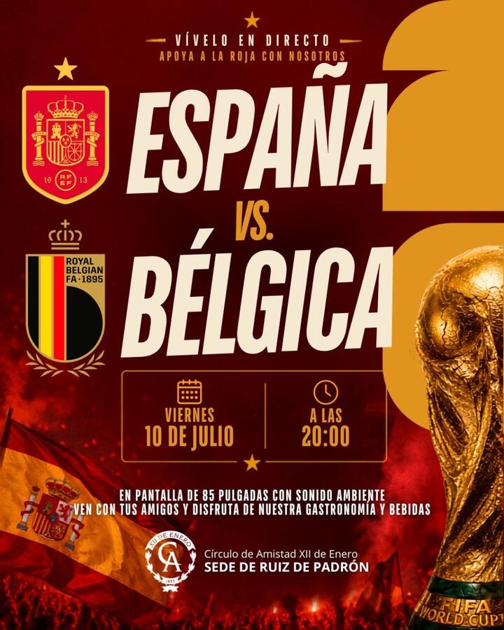 España vs Bélgica