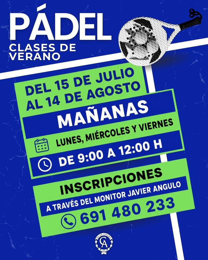 Pádel · Clases de Verano