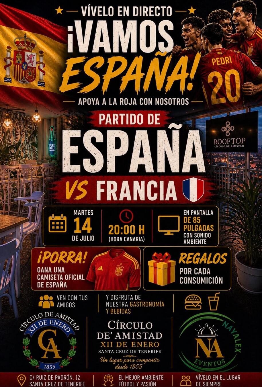 España vs Francia · Eurocopa