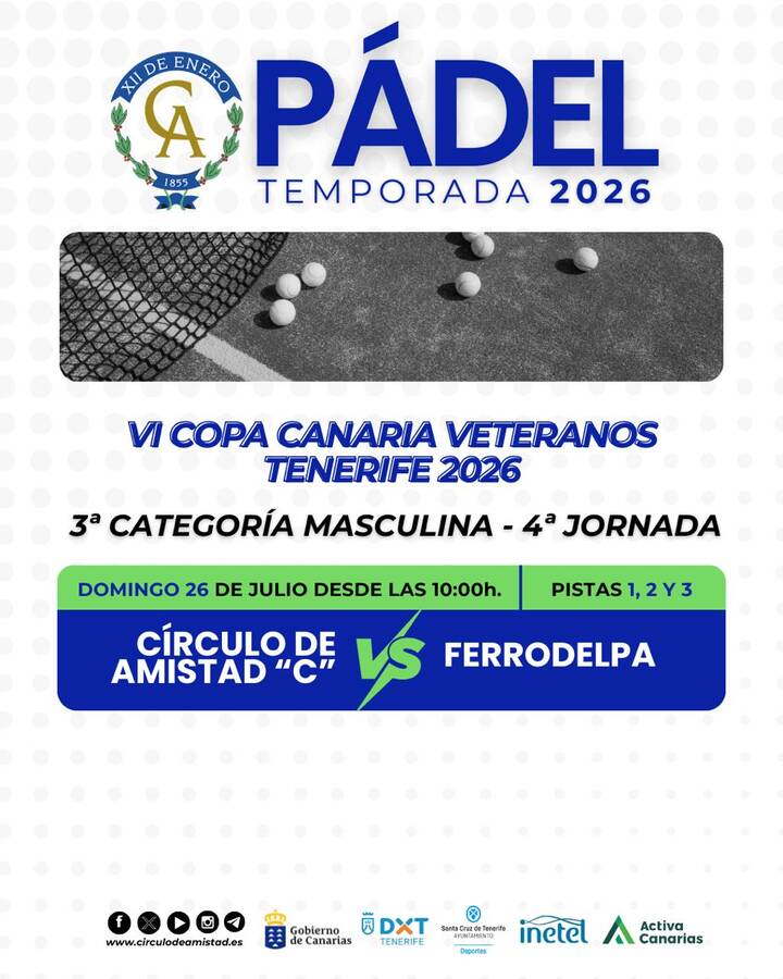 Pádel · Temporada 2026