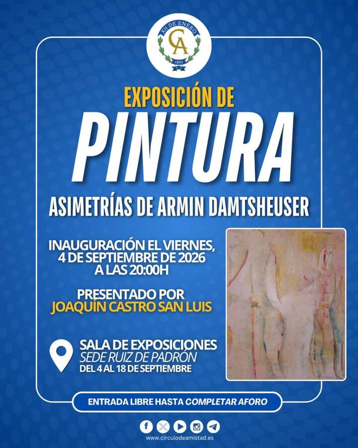 exposición de pintura · asimetrías de armin damtsheuser