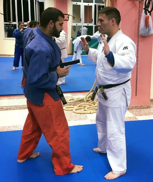 Imagen de dos judokas